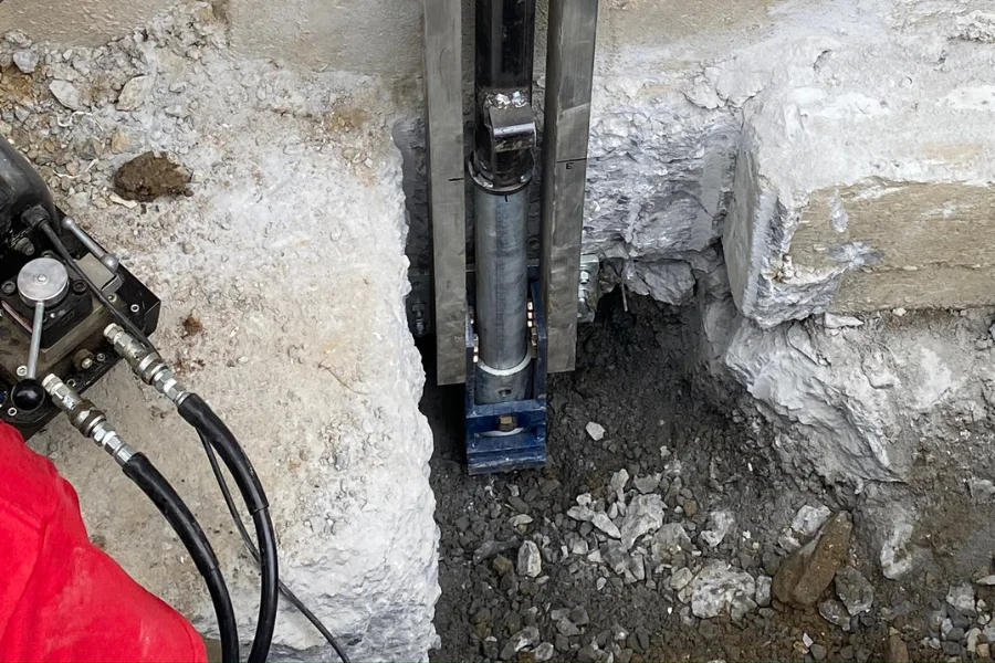 Injection Pier Installation in Artesia, NM