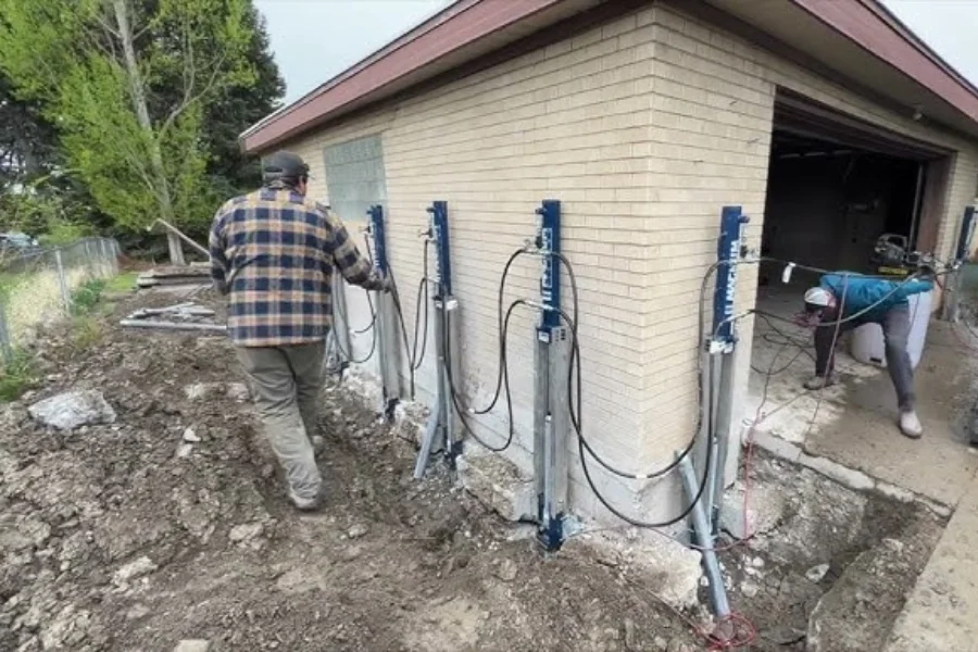 Injection Pier Installation in Artesia, NM